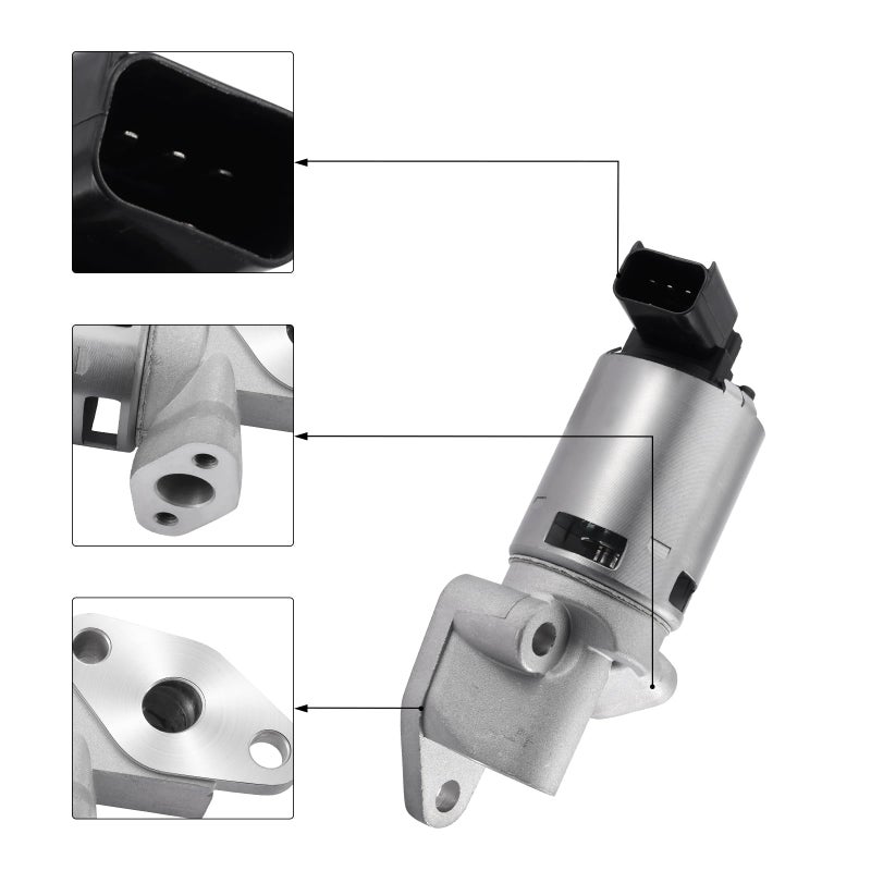 AULINK EGR Valve EGV1149 4593896AB (For 3.3L/3.8L) For Jeep Wrangler 2007-2011 Chrysler Town & Country 2008-2010 Pacifica 2007 2008 for Dodge Grand Caravan 2008-2010 Volkswagen Routan 2009 2010 - Image 2